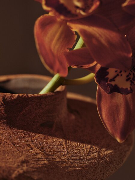 Váza Evio Burnt Umber 22 cm