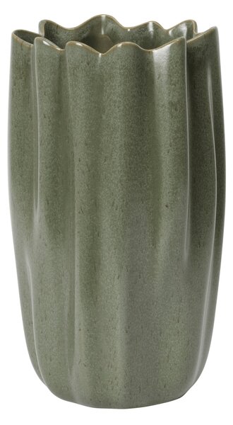 Kameninová váza Nium Dark Sage 23 cm
