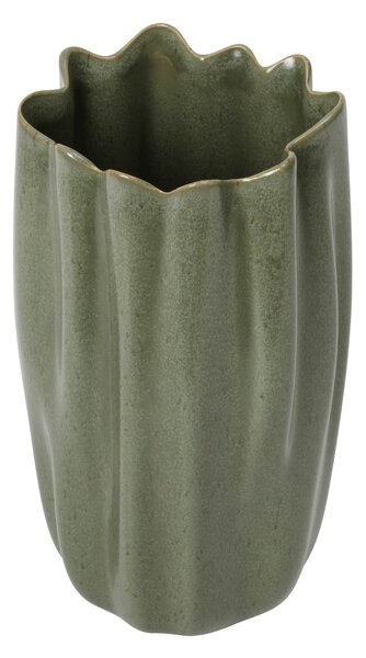 Kameninová váza Nium Dark Sage 23 cm