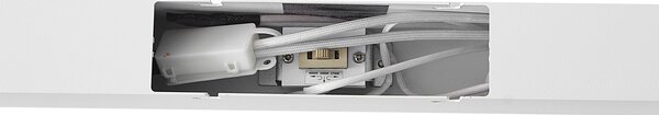 Stropné svietidlo biele vrátane LED, 3-stupňovo stmievateľné 2700-4000K s DIP prepínačom - Keane