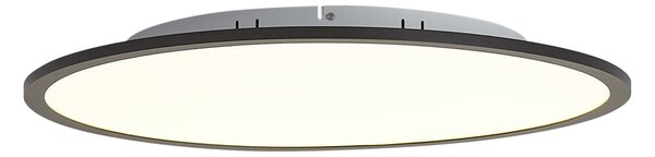 Inteligentný LED panel čierny 60 cm vrátane LED stmievania na teplé svetlo s diaľkovým ovládaním - Knob