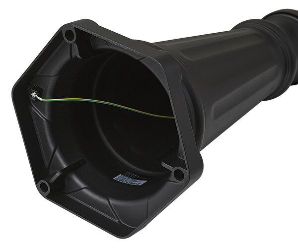 Klasická vonkajšia lampa čierna 220 cm IP44 - Big