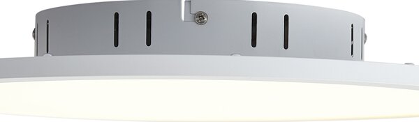 Inteligentný LED panel biely 40 cm vrátane LED stmievania na teplé svetlo s diaľkovým ovládaním - Knob
