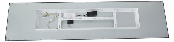 LED panel čierny obdĺžnikový vrátane LED 3-stupňovo stmievateľný - Reeves