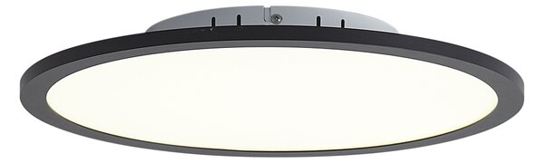 Inteligentný LED panel čierny 40 cm vrátane LED stmievania na teplú farbu s diaľkovým ovládaním - Knob