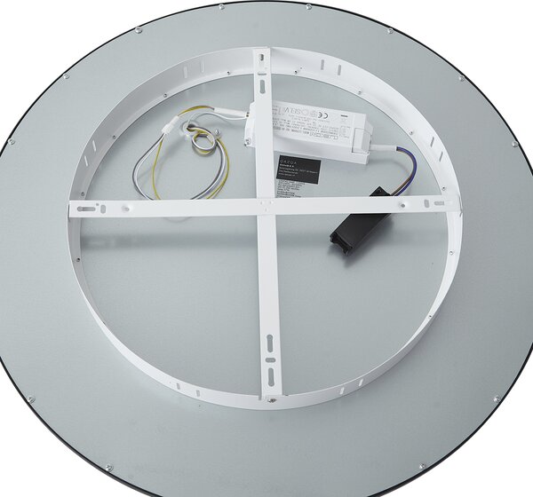 Inteligentný LED panel čierny 60 cm vrátane LED stmievania na teplé svetlo s diaľkovým ovládaním - Knob