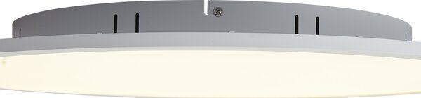 Inteligentný LED panel biely 60 cm vrátane LED stmievania na teplé svetlo s diaľkovým ovládaním - Knob