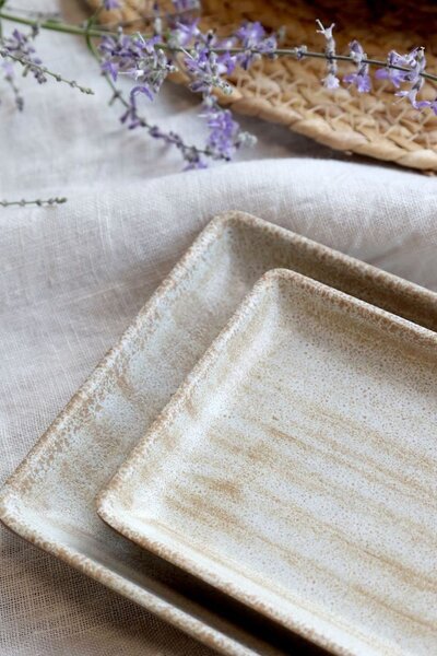 Latté melaminový podnos tácek Cassis M - 21*10*2 cm - Chic Antique