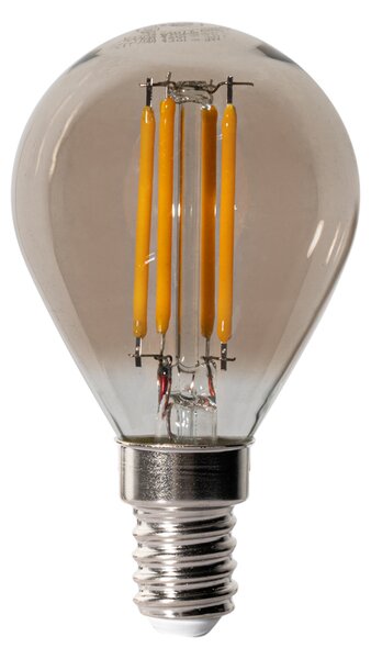 Sada 5 stmievateľných LED žiaroviek E14 P45 dymová 5W 470 lm 2200K