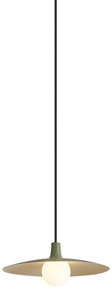 Retro závesná lampa zelená pre koľajnicový systém 1-fázový - Slimline Panzi