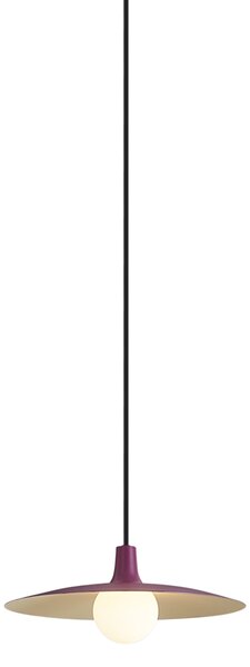 Retro závesná lampa fialová pre koľajnicový systém 1-fázový - Slimline Panzi