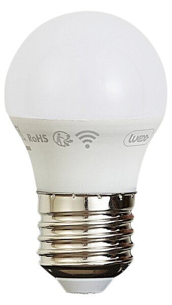 Sada 5 inteligentných stmievateľných LED žiaroviek E27 P45 Opal 4,9 W 470 lm 2200 – 4 000 K