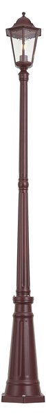 Klasická vonkajšia lampa tmavočervená 213 cm IP44 - Havana