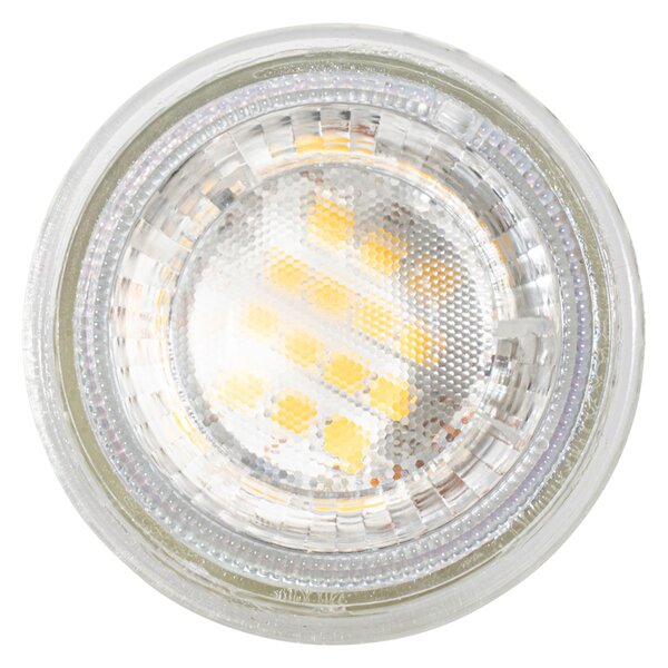 Sada 5 stmievateľných LED žiaroviek GU10 50 mm číra 2,5 W 450 lm 2700 K
