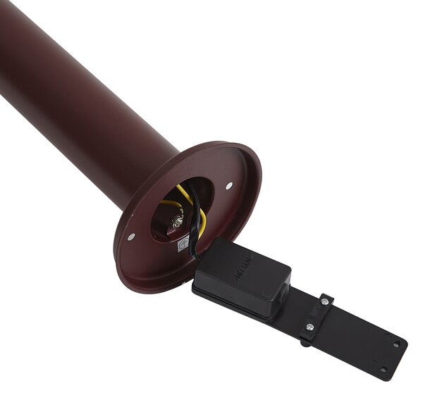 Moderná vonkajšia lampa tmavočervená 50 cm IP44 - Gleam