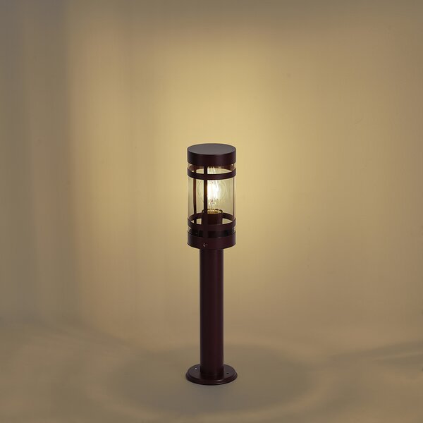 Moderná vonkajšia lampa tmavočervená 50 cm IP44 - Gleam