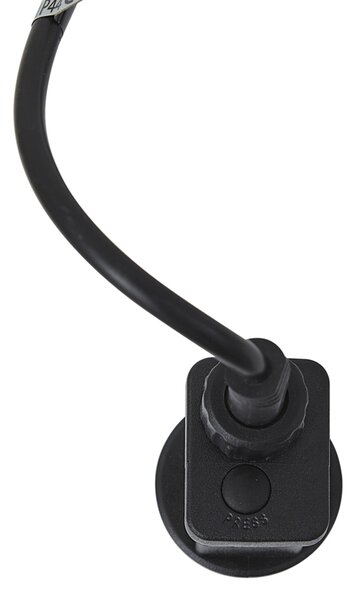 Stojaca vonkajšia lampa biela 80 cm vrátane LED IP44 - Fungi
