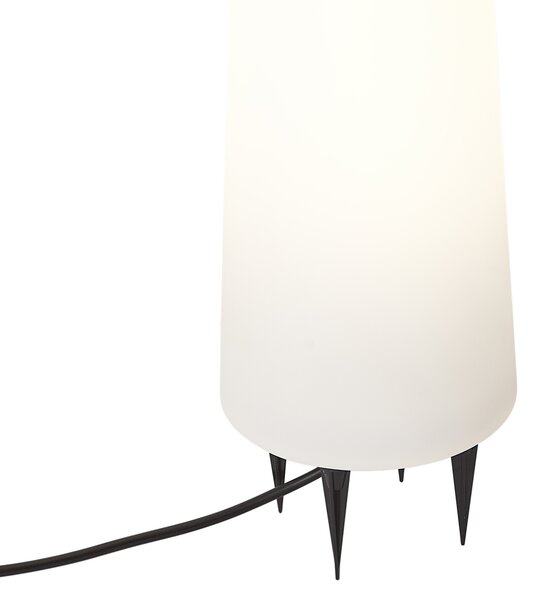Stojaca vonkajšia lampa biela 80 cm vrátane LED IP44 - Fungi