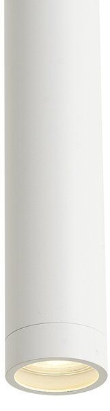 Dizajnové závesné svietidlo biele GU10 50mm IP44 - Tuba