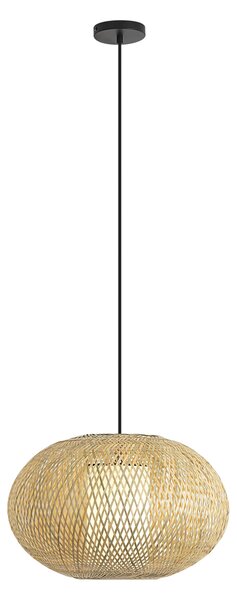 Japandi závesná lampa bambusová 50cm IP44 - Moana