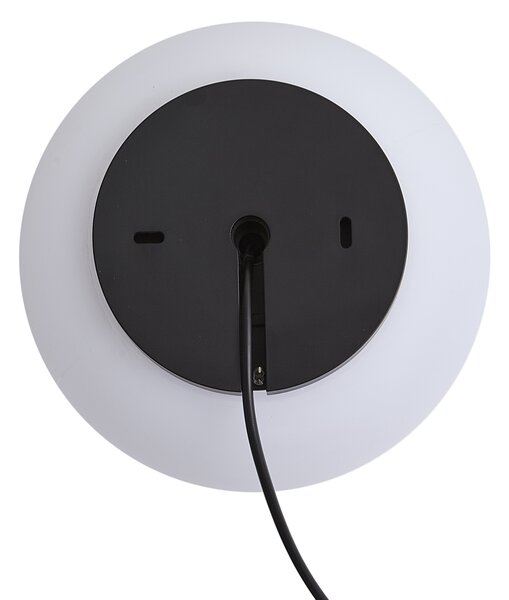 Moderná vonkajšia lampa 12V biela 20 cm vrátane LED IP65 - Voltaire Luno