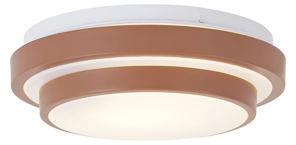 Moderné stropné svietidlo Sienna s bielym 25 cm IP44 - Walden