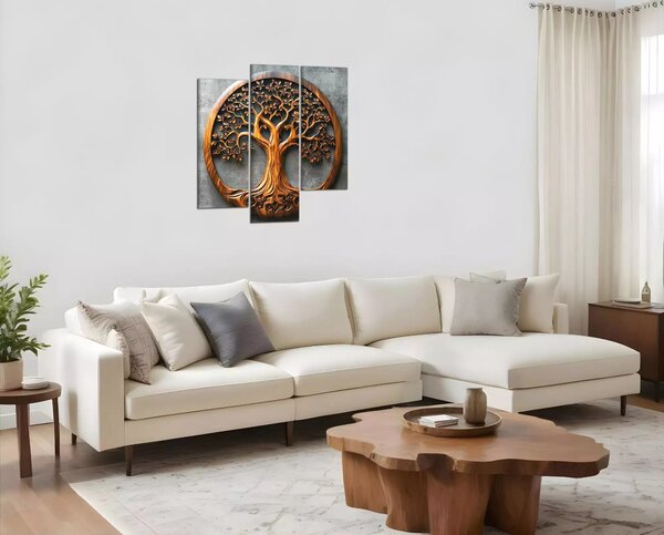 Obraz na plátne Drevený strom života