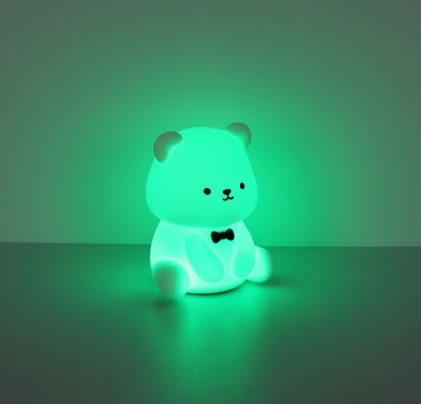 Globo 2870 - LED RGBW stmievateľné nabíjateľné detské nočné svetlo TEDDY LED/1W/5V 1200 mAh medvedík