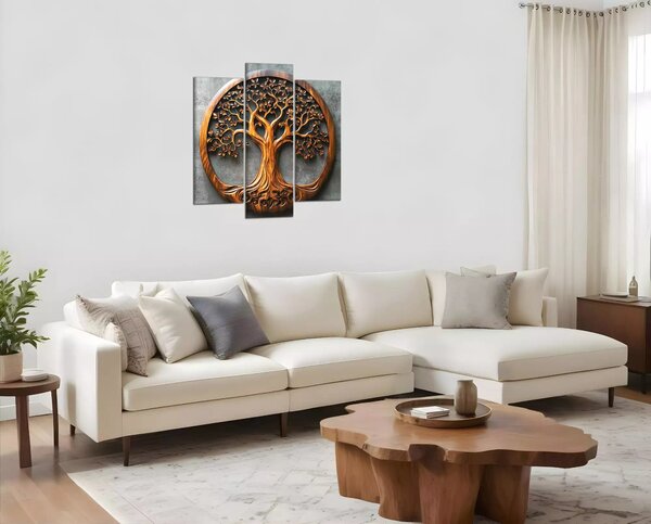 Obraz na plátne Drevený strom života
