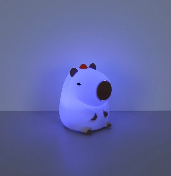 Globo 2874-LED RGBW Stmievateľné dobíjateľné detské nočné svetlo CAPYBARA LED/1,5W/5V 1200 mAh kapibara