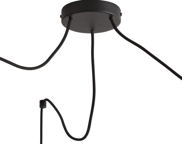 Retro závesná lampa béžová 3-svetlá - Monti