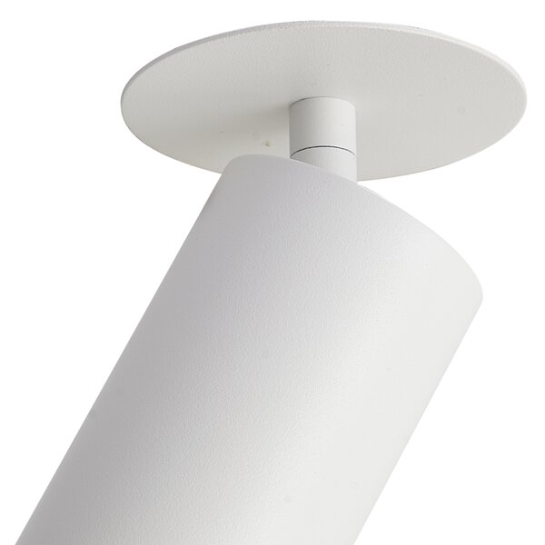 Moderné zapustené bodové svietidlo biele GU10 50mm IP44 - Chels