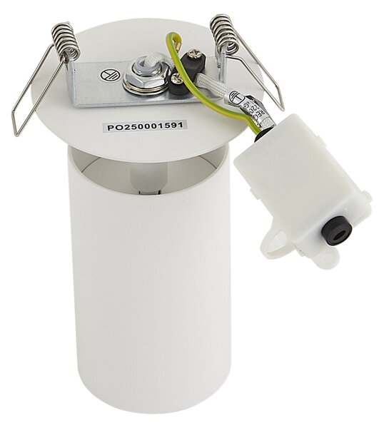 Moderné zapustené bodové svietidlo biele GU10 50mm IP44 - Chels