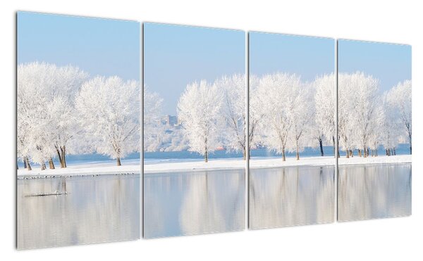 Obraz - zimná príroda (Obraz 160x80cm)