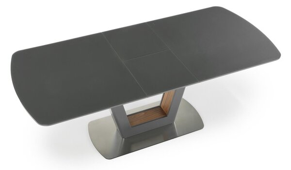 Halmar Rozkladací jedálenský stôl BILOTTI 160(200)x90 antracit mat/orech