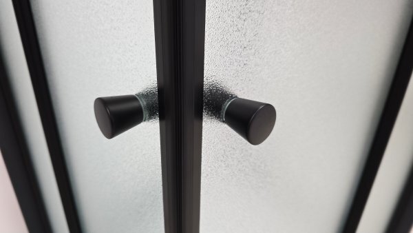 POINT BLACK HARD 80x80 Clear Štvorcový sprchovací kút s mramorovou vaničkou