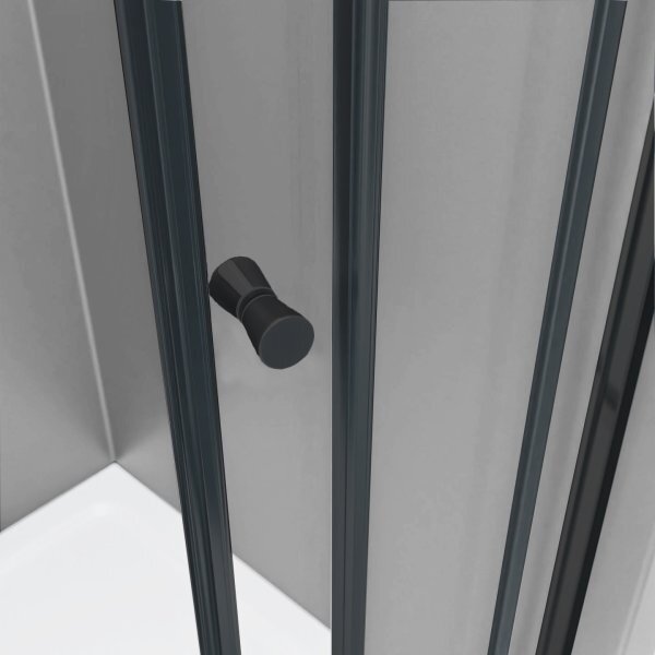 POINT BLACK LOR 100x80 Clear Obdĺžnikový sprchovací kút s akrylátovou vaničkou