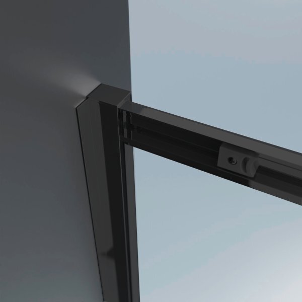 POINT BLACK LOR 100x80 Clear Obdĺžnikový sprchovací kút s akrylátovou vaničkou
