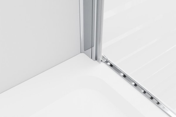 BETA COMBI Chróm 80x80 Clear Štvorcový sprchovací kút bez vaničky