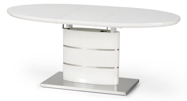 Halmar Rozkladací jedálenský stôl ASPEN 140(180)x90 biely
