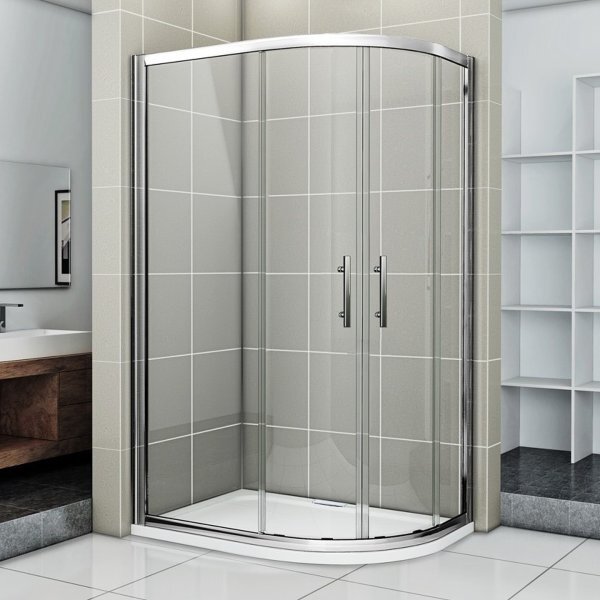 NATALI HARD 120x90 Clear Ľavý Sprchovací kút asymetrický