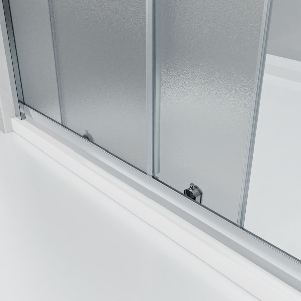 NICOL COMBI Chróm 100x80 grape Sprchovací kút s posuvnými dverami