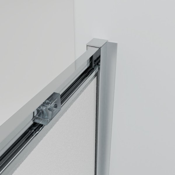 NICOL COMBI Chróm 100x80 grape Sprchovací kút s posuvnými dverami