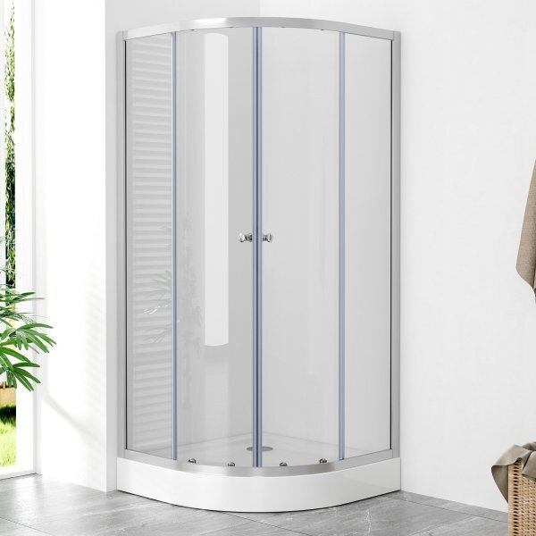 POINT LOR 80 Clear Štvrťkruhový sprchovací kút s akrylátovou vaničkou
