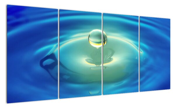 Obraz kvapky vody (Obraz 160x80cm)