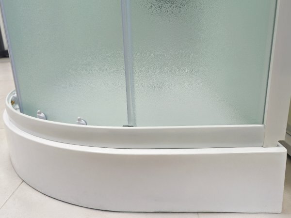 MILD 80 WHITE Sprchový box štvrťkruhový s akrylátovou vaničkou
