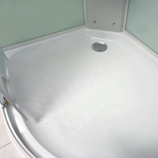 MILD 80 WHITE Sprchový box štvrťkruhový s akrylátovou vaničkou