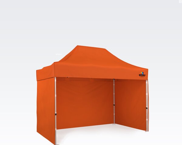 BRIMO Nožnicový stan 2x3m - s 3 stenami - Oranžová