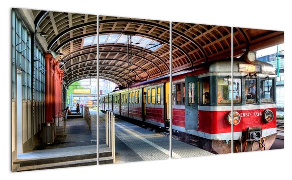 Obraz vlakovej stanice (Obraz 160x80cm)
