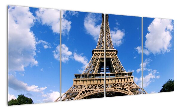 Eiffelova veža - moderný obraz (Obraz 160x80cm)